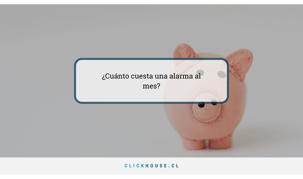 ¿Cuánto cuesta una alarma al mes?